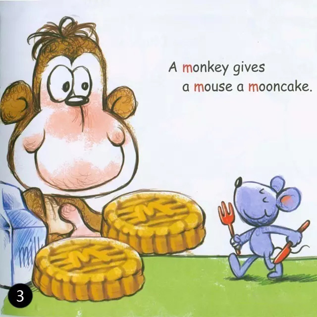 猴子给了老鼠一块月饼,接下来会发生什么呢?一起来瞧瞧