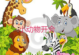 小动物开会