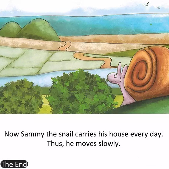 英文故事为什么蜗牛走的这么慢